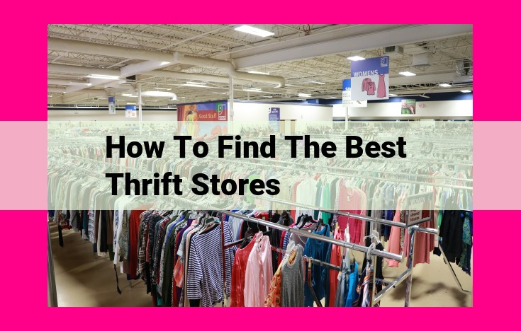 how to find the best thrift stores