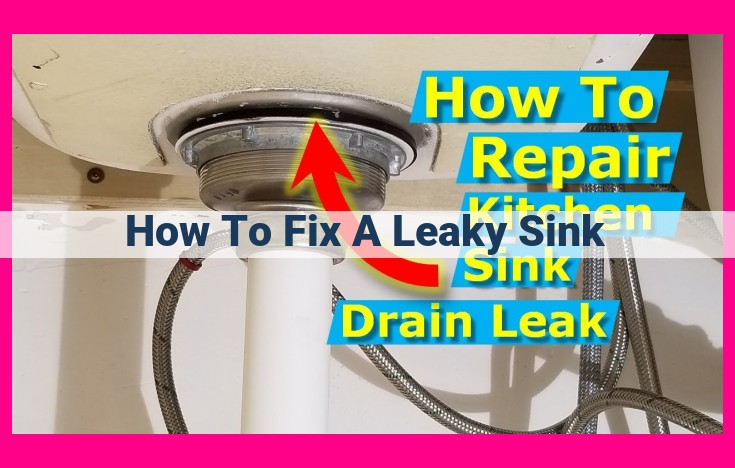 how to fix a leaky sink