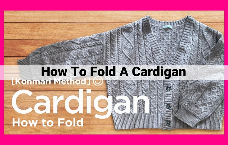 how to fold a cardigan