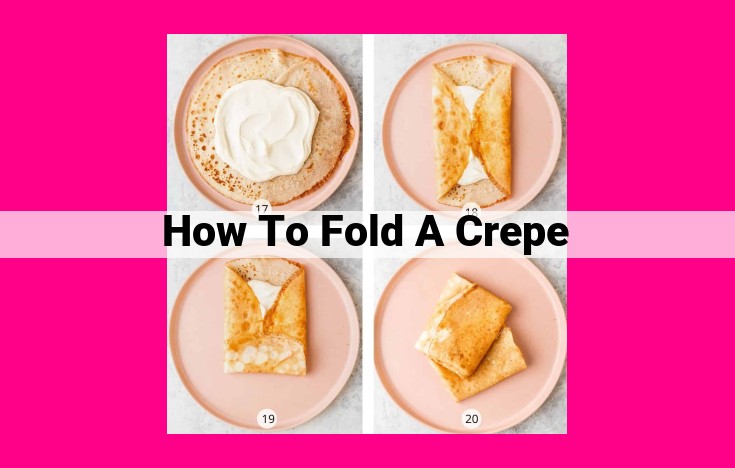 how to fold a crepe