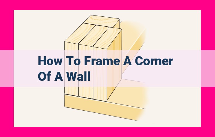 how to frame a corner of a wall