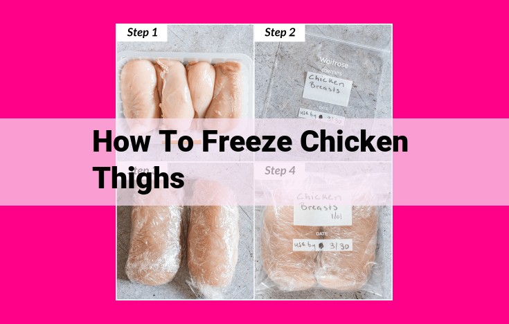 how to freeze chicken thighs