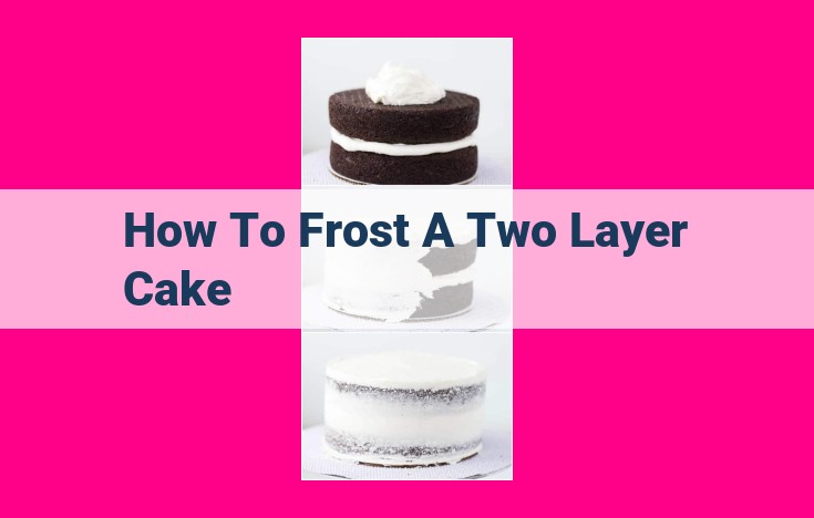 how to frost a two layer cake