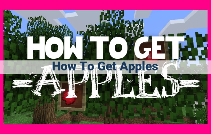 how to get apples