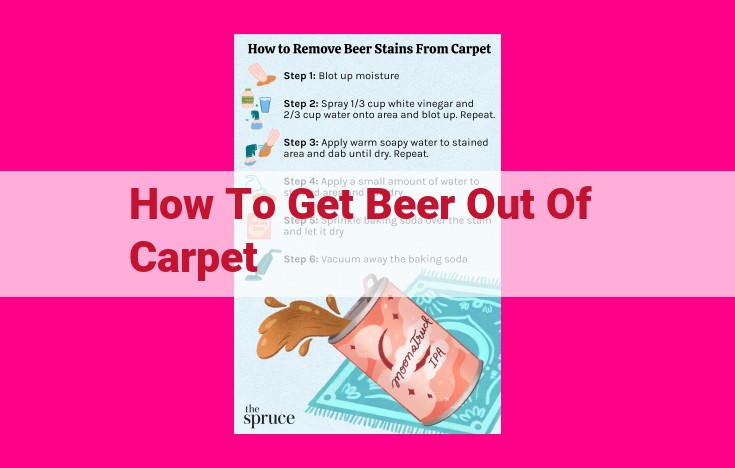 how to get beer out of carpet