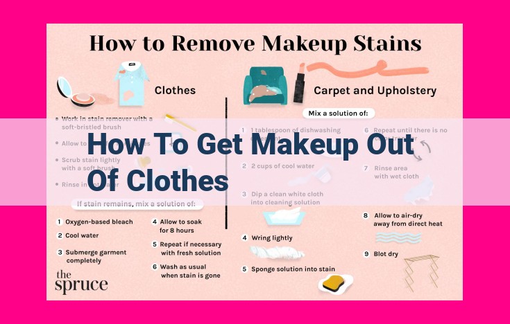 how to get makeup out of clothes