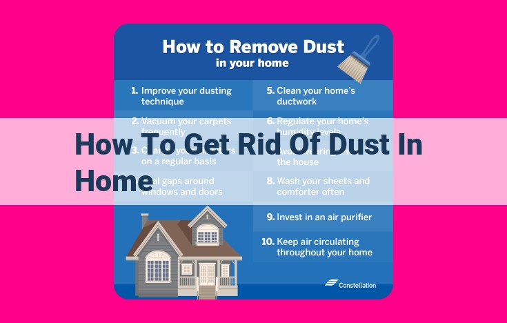 how to get rid of dust in home