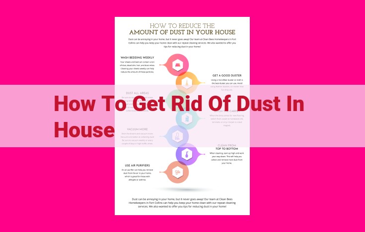 how to get rid of dust in house