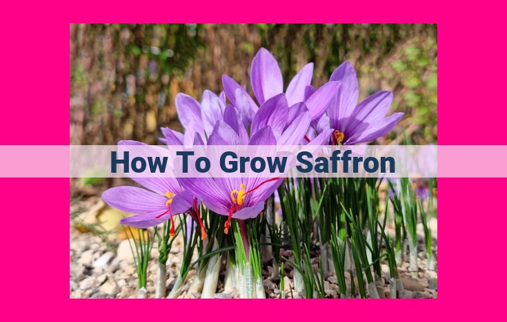 how to grow saffron