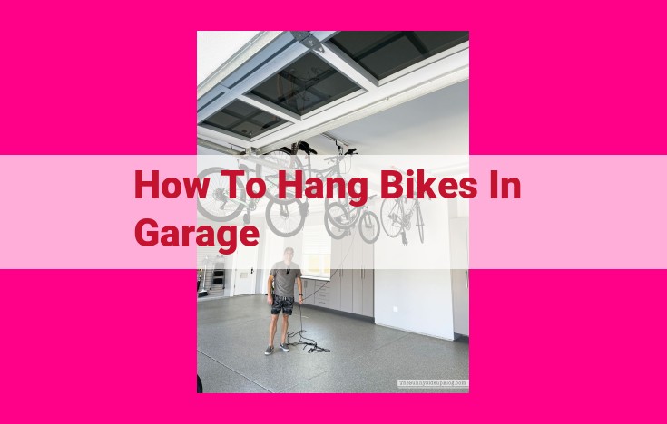 how to hang bikes in garage