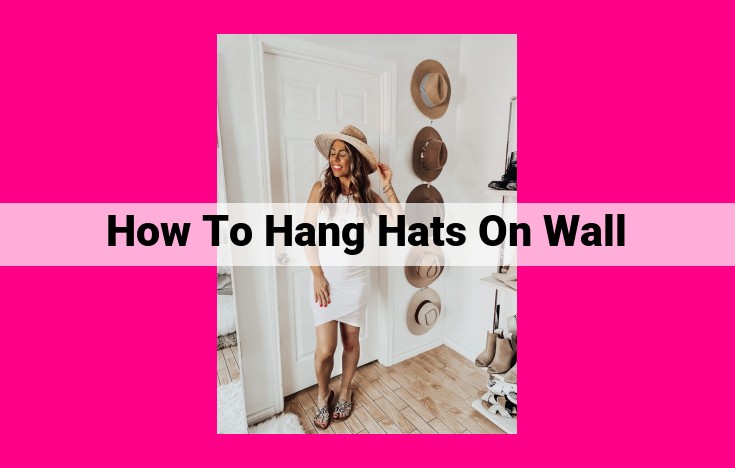 how to hang hats on wall