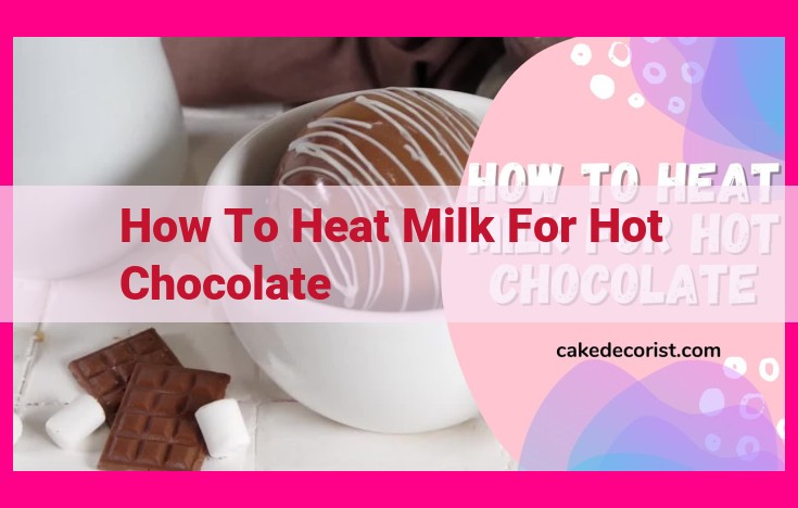 how to heat milk for hot chocolate