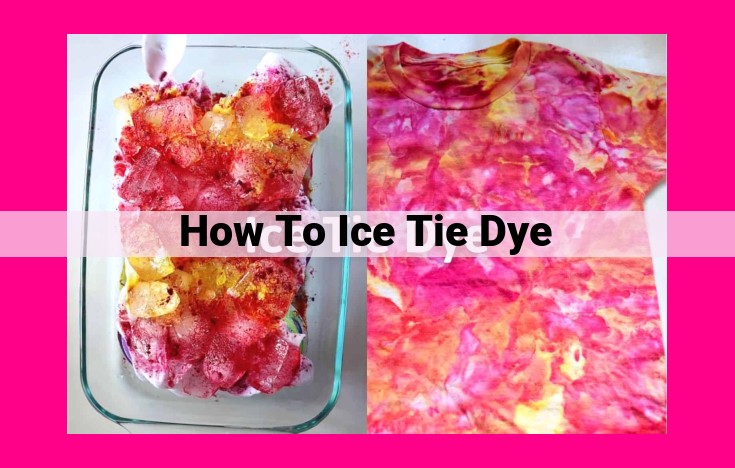 how to ice tie dye