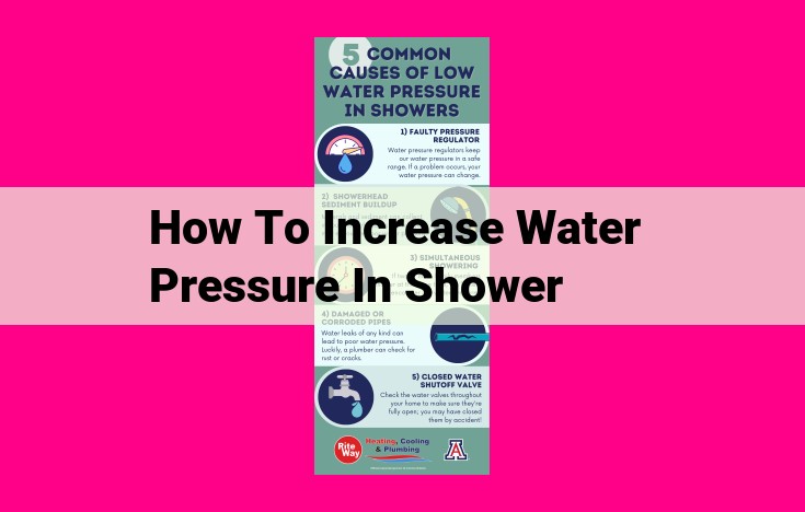 how to increase water pressure in shower