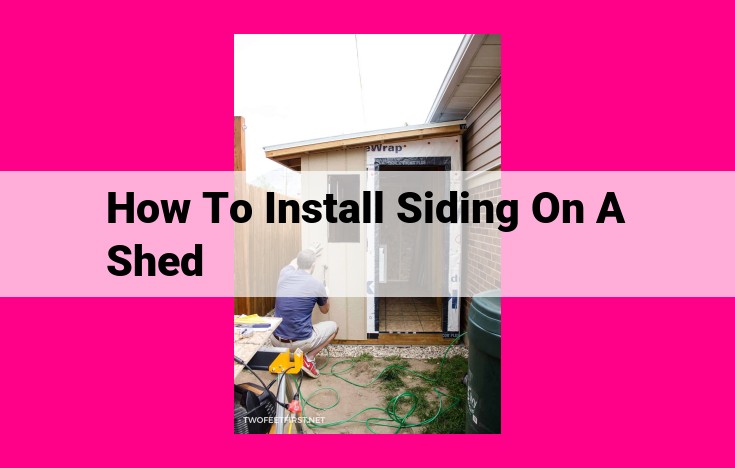 how to install siding on a shed