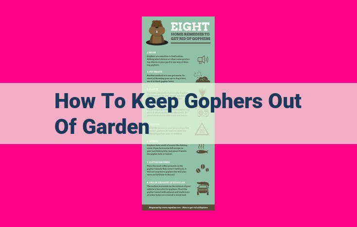 how to keep gophers out of garden