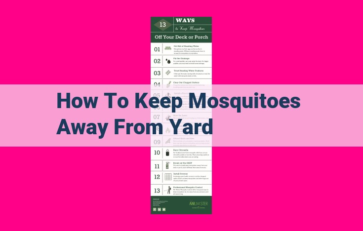 how to keep mosquitoes away from yard