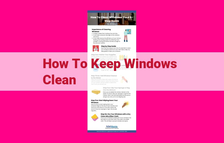 how to keep windows clean