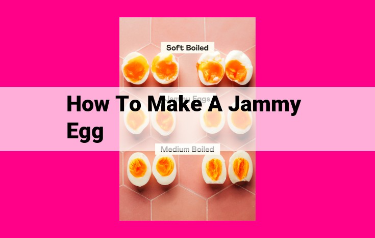 how to make a jammy egg