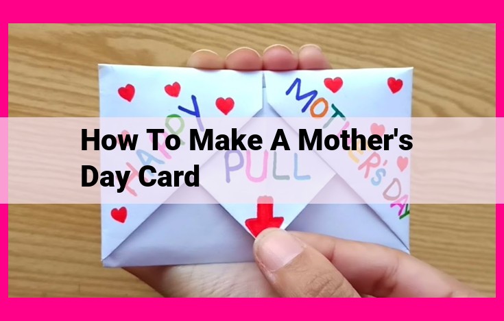 how to make a mother's day card