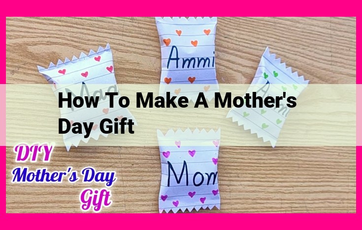 how to make a mother's day gift