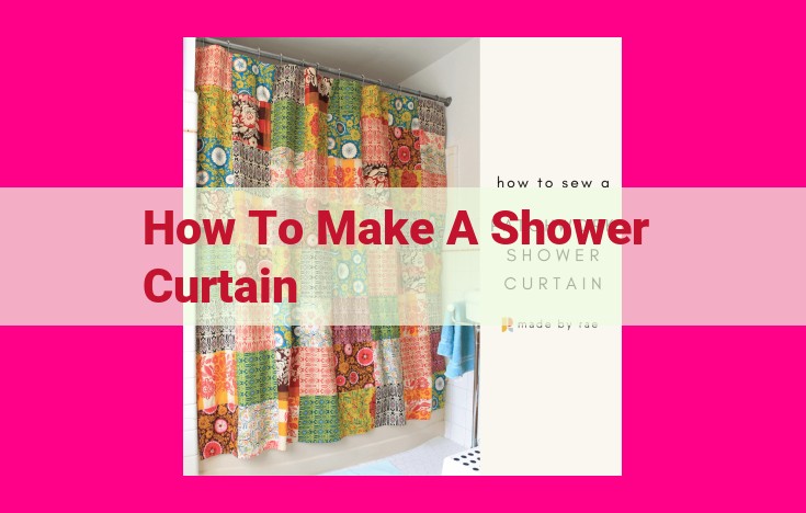 how to make a shower curtain