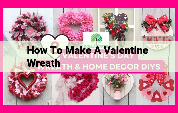 how to make a valentine wreath