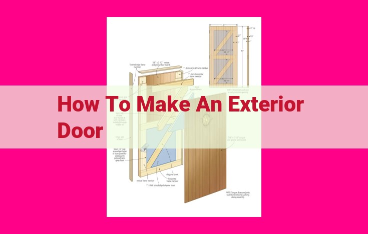 how to make an exterior door