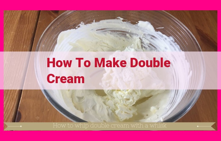 how to make double cream