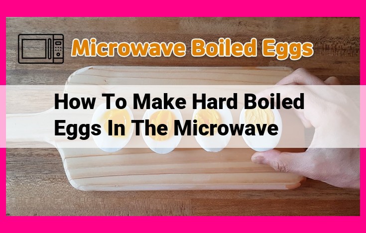 how to make hard boiled eggs in the microwave