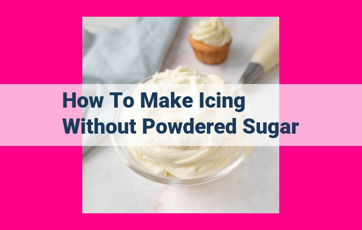 how to make icing without powdered sugar