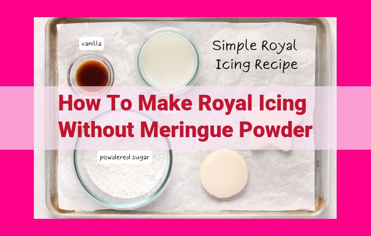 how to make royal icing without meringue powder