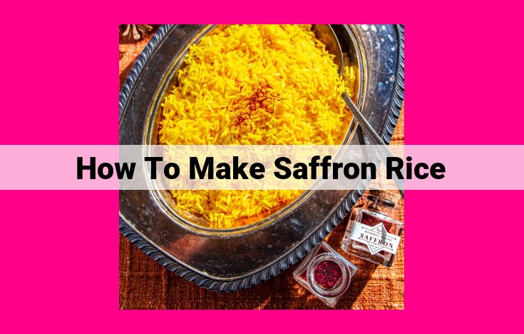 how to make saffron rice