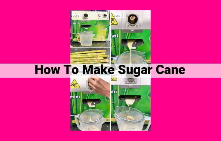 how to make sugar cane