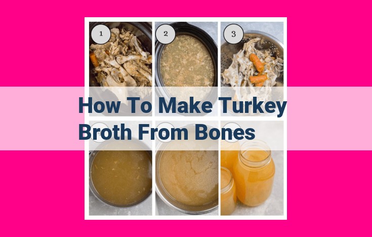 how to make turkey broth from bones