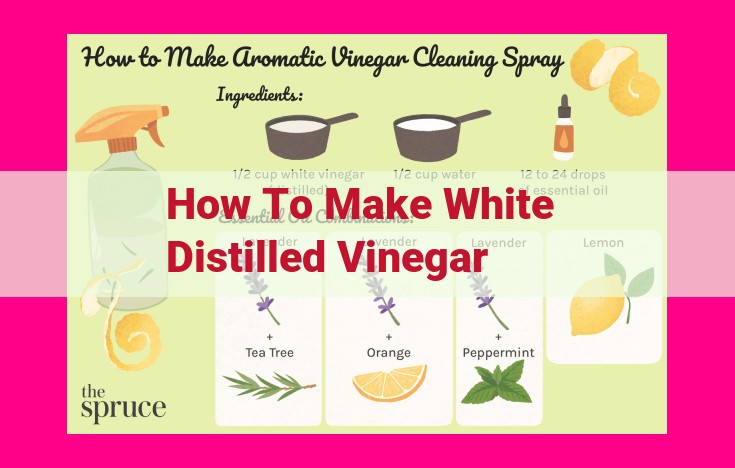 how to make white distilled vinegar