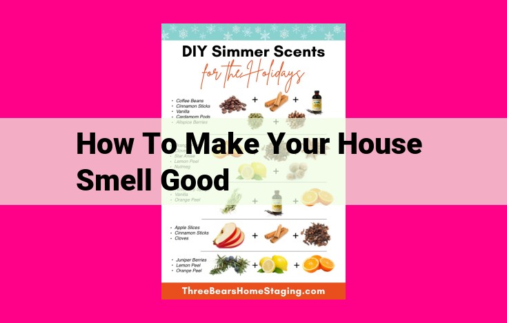 how to make your house smell good