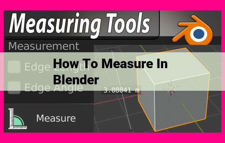 how to measure in blender