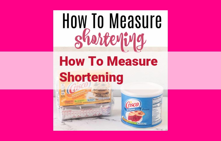 how to measure shortening