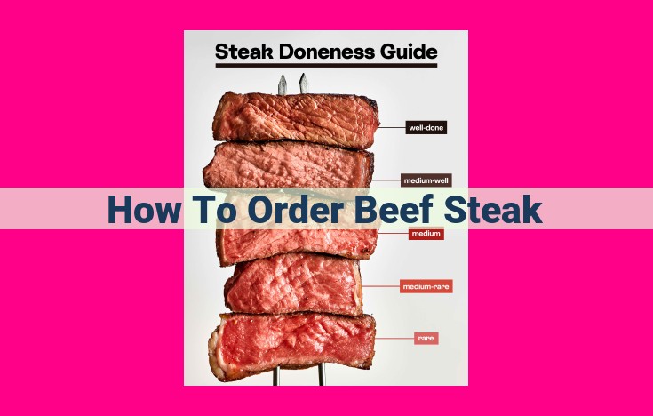 how to order beef steak