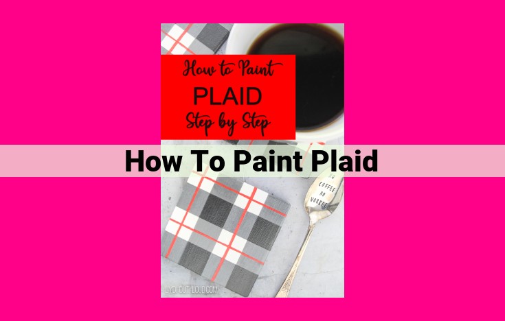 how to paint plaid