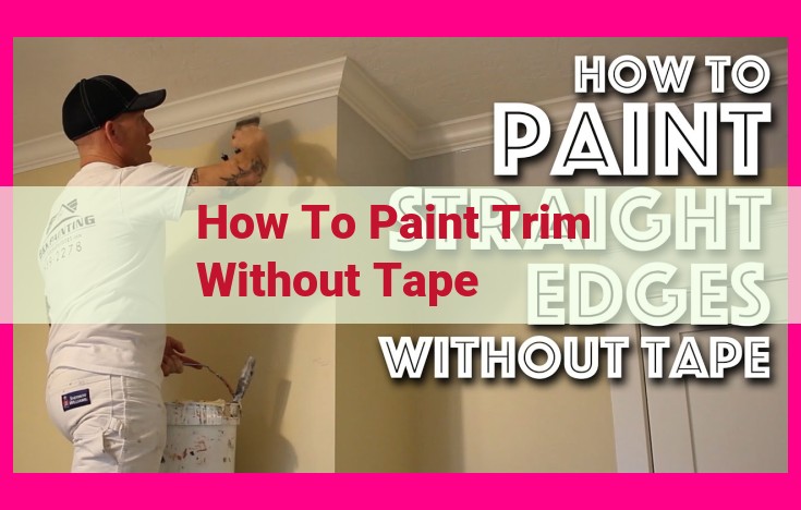 how to paint trim without tape