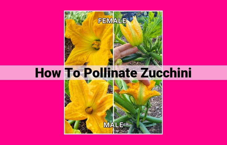 how to pollinate zucchini