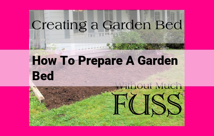 how to prepare a garden bed