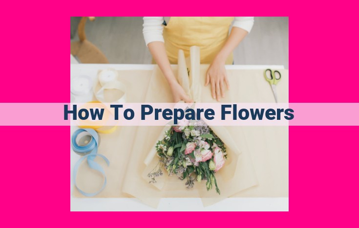 how to prepare flowers