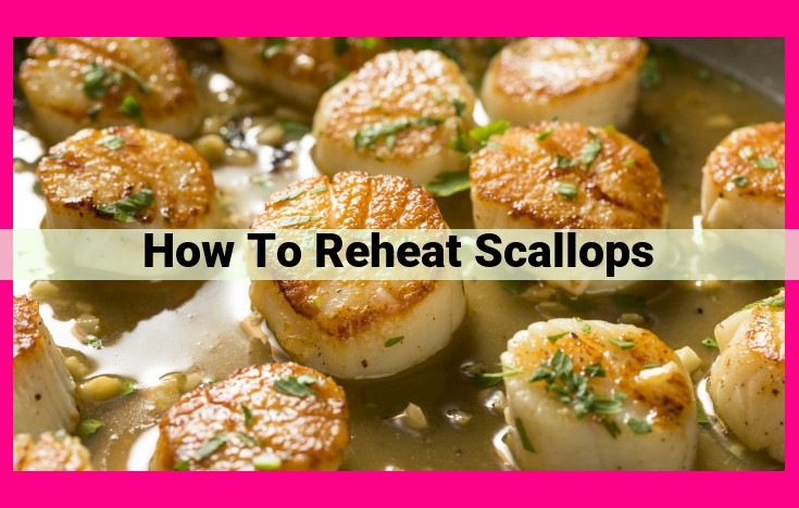 how to reheat scallops