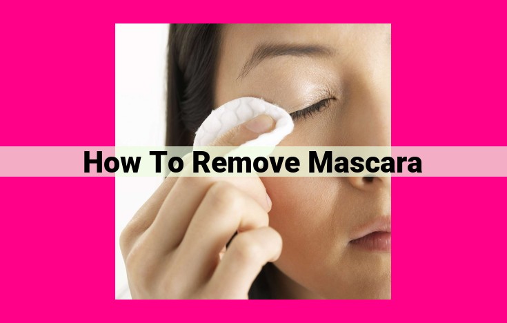 how to remove mascara