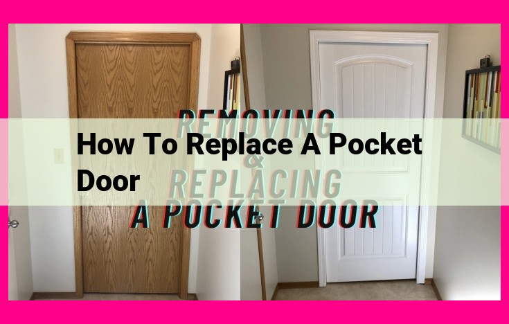 how to replace a pocket door