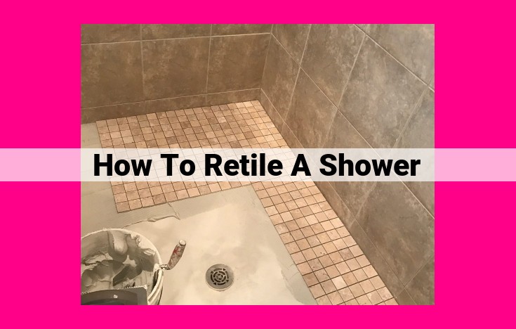 how to retile a shower