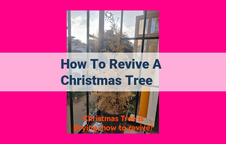 how to revive a christmas tree